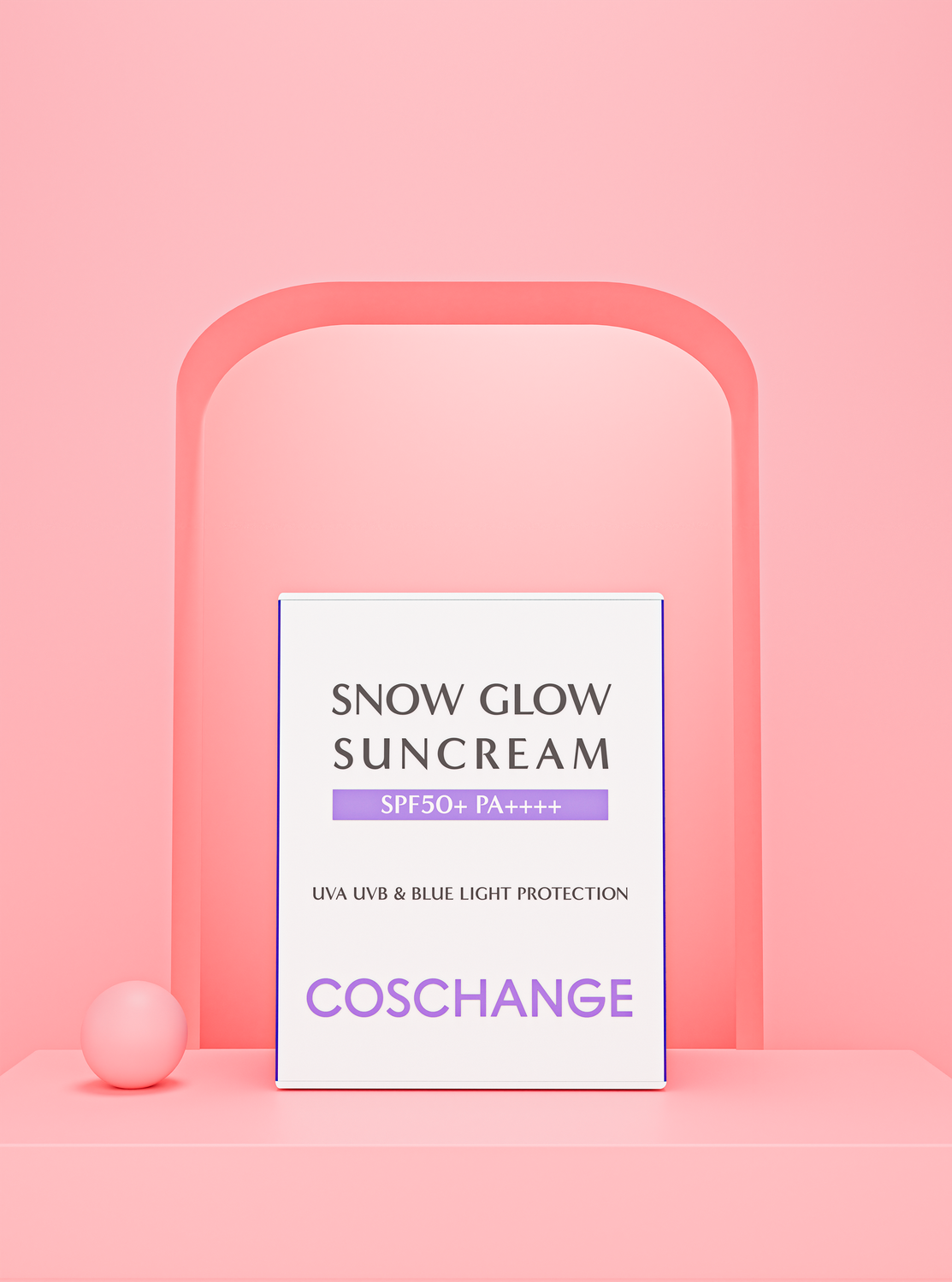 COSCHANGE Snow Glow Sun Cream - Image 1