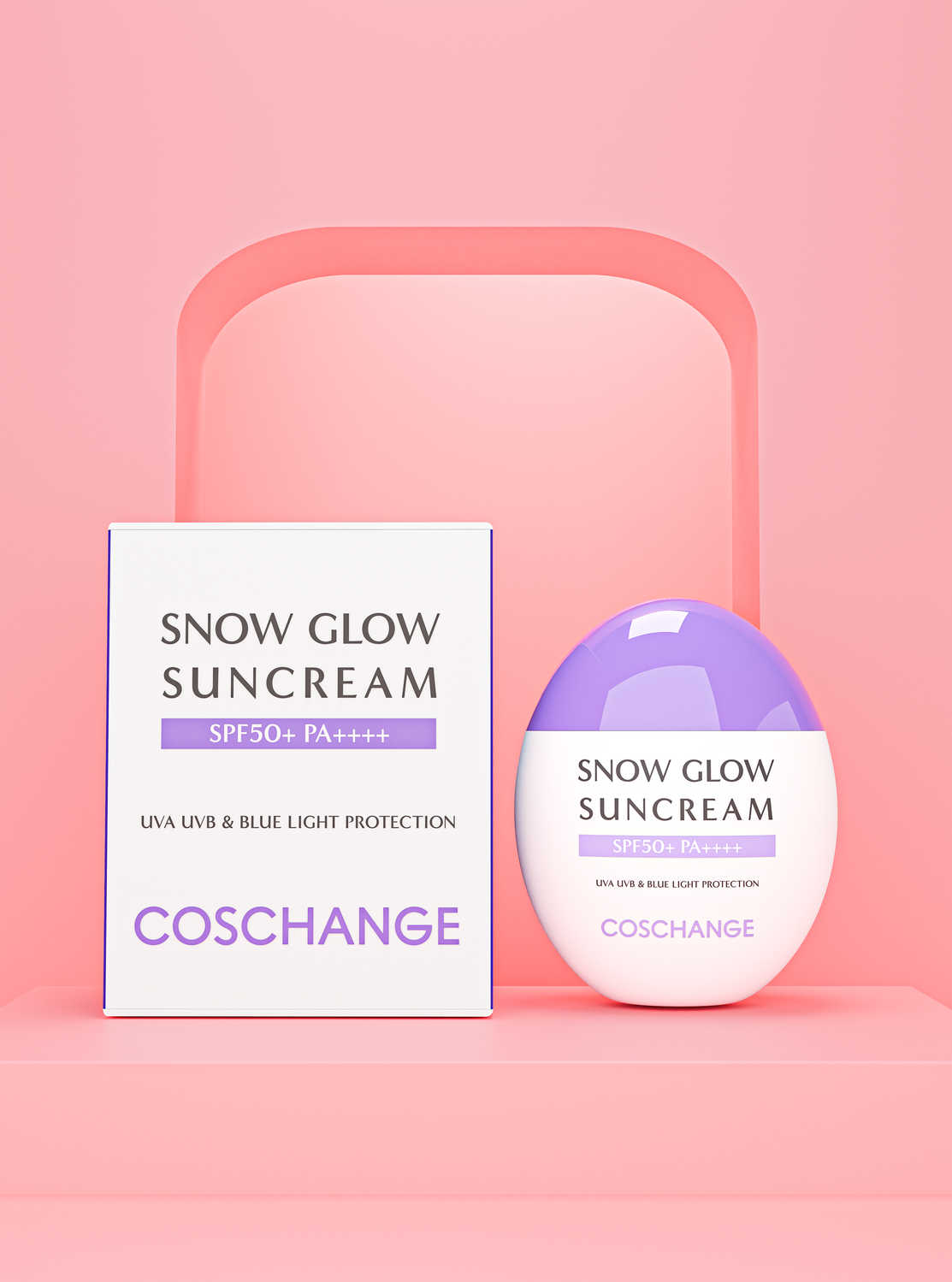COSCHANGE Snow Glow Sun Cream - Image 2