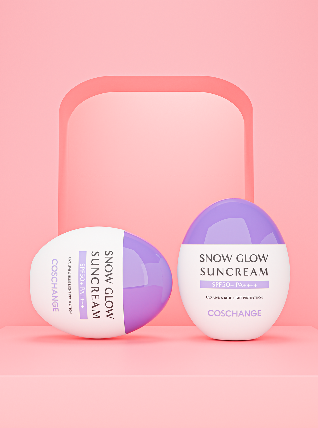 COSCHANGE Snow Glow Sun Cream - Image 3
