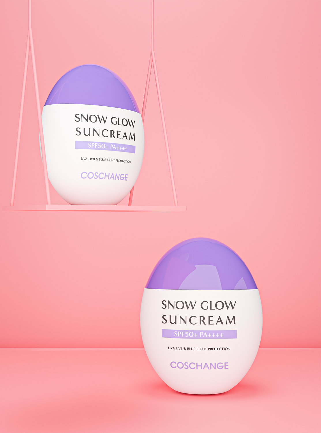 COSCHANGE Snow Glow Sun Cream - Image 5