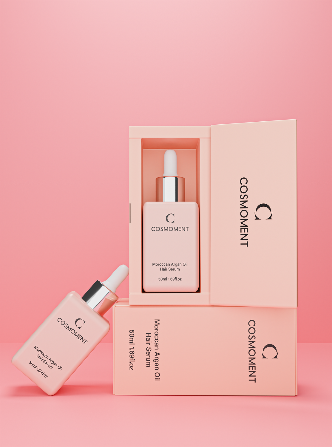 COSMOMENT Moroccan Argan Hair Oil - Image 2